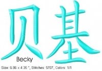 Female Chinese Names5x7