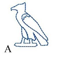 OutLines Hieroglyphic letters