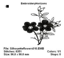 Silhouetteflowers010
