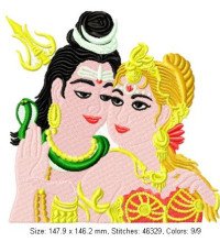 lord Shiva and his consort Parvati