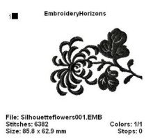 Silhouetteflowers001