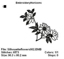 Silhouetteflowers002