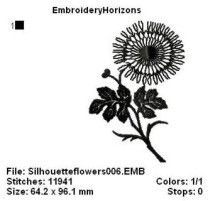 Silhouetteflowers006